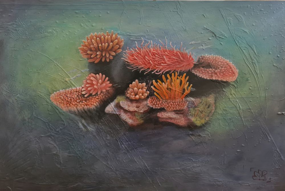 Coral painting